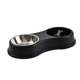 thumbnail image 5 of Non-slip Base Pet Dog Bowls Stainless Steel Slow Feeding Feeder Water Bowl, 5 of 5