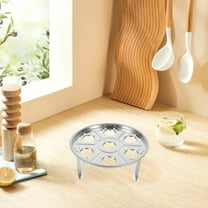 Raindrops Steamer Basket for Cooking Seafood and Vegetables Stainless Steel Steaming Rack for Pot Egg Steamer Stand for Healthy Cooking Steamer Basket with Legs