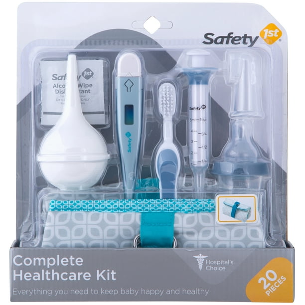Safety 1st Complete Baby Healthcare 20 Piece Kit, Seville Grey