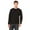 Black, variant on Bella + Canvas 3901 Unisex Sponge Fleece Crewneck Sweatshirt