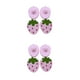 thumbnail image 2 of Botones de fresa Qarigey 50 piezas de madera para costura DIY color rosa, 2 of 6