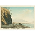 thumbnail image 3 of Kobayashi Kiyochika 24x18 Black Modern Framed Museum Art Print Titled - Mt. Fuji from Satta, Sketched at 9:00 A.M. in Mid-January, 1881 (1881), 3 of 5