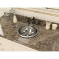 thumbnail image 3 of Anzzi LS-AZ333 14 in. Celestial Handmade Drop-in Oval Bathroom Sink with Overflow in Hammered Nickel, 3 of 4