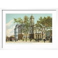 thumbnail image 2 of Art.com City Hall, Hartford, Connecticut Art Print, White Frame Wall Art, 23" x 17", 2 of 5