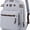 Light Gray, variant on Cute Cat Ear Backpack for Women, Lightweight Kawaii Travel Daypack with Multi Pockets, Casual School Backpack , 12L Nylon Bag for Commute