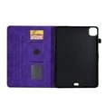 thumbnail image 5 of Dteck Tower Pattern Case for iPad Pro 11 inch 2024,Magnetic Leather Smart Case Card Slots Wallet Kickstand TPU Full Body Protective Cover for iPad Pro 11" 2024,Purple, 5 of 10