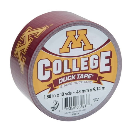 Duck Brand College Logo Duct Tape, 1.88 in. x 10 yds.,