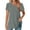 Gray, variant on HAiming Women's Summer Tops Puff Short Sleeve Round Neck Loose Basic Shirts Solid Color Casual Dressy Tunic Blouses