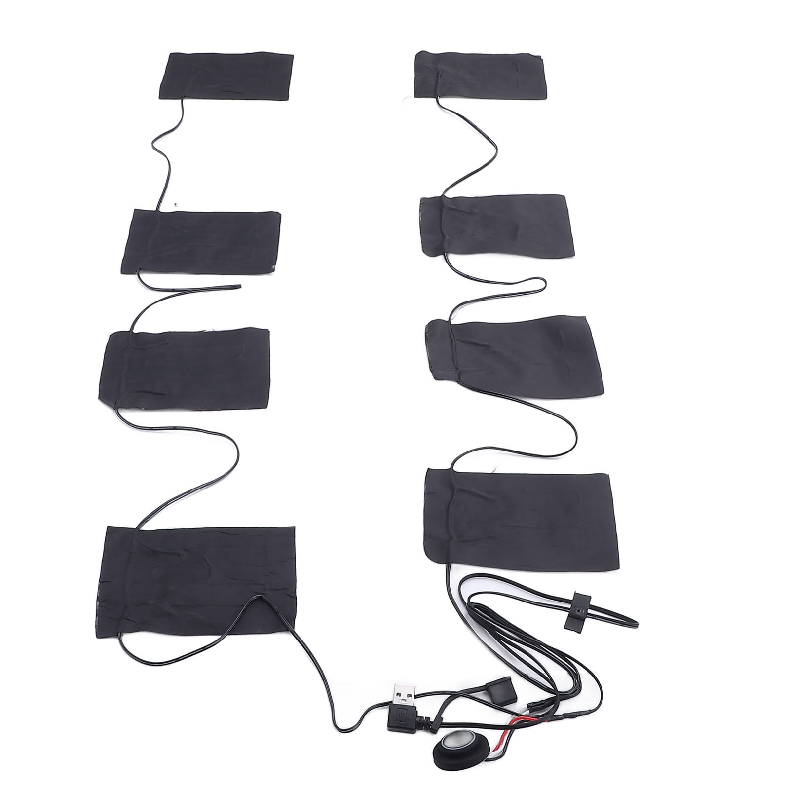 USB Clothes Heating Pad, 3 Heating Levels 8 Zones Portable 5V 2A Heating Pad  for Office Home