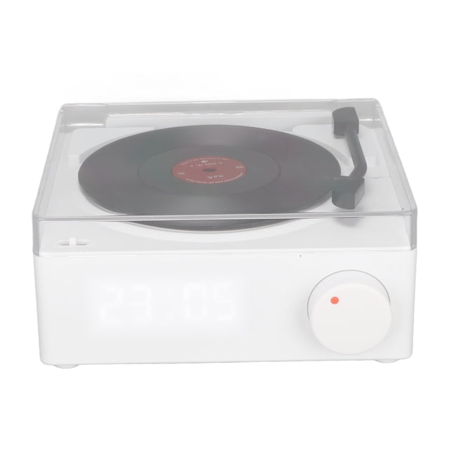 X11 PLUSTICIA DE DESPERTADOR ALTAVOZ DE 360 PROCESOS SONERO RETRO RETRO VINIL DISCTURA DE EMPAJO ALTA ALTA DC 5V1A