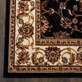 thumbnail image 3 of Home Dynamix Premium Muse Damask Area Rug, Ebony/Ivory, 5'2"x7'4", 3 of 6