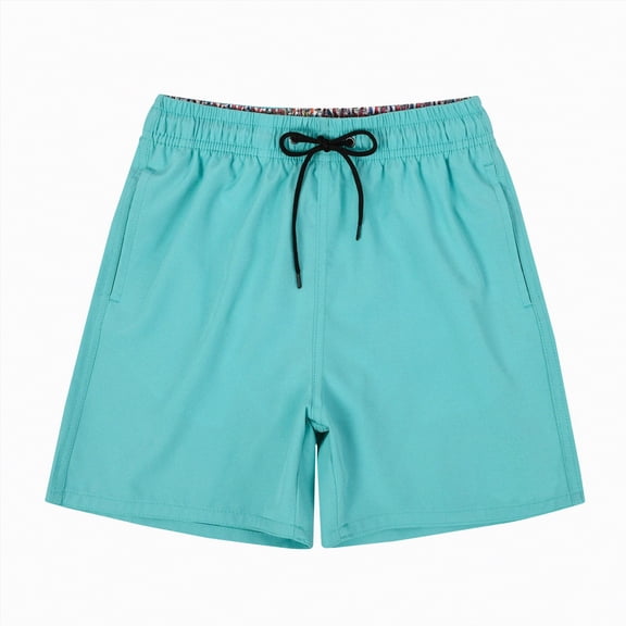 Gubotare Boys Short Swim Trunks Boys Swim Trunks Compression Liner Stretch Teen Boy Swim Shorts Bathing Suits Size 9-10 (Green,9-10 Years)