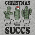 thumbnail image 2 of Men's Lost Gods Christmas Succulents  Graphic Tee Athletic Heather Large, 2 of 5