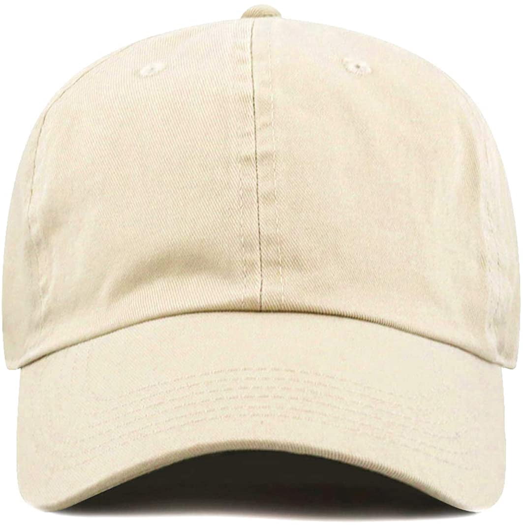ZMLEVE Dad Hat Unisex Blank Washed Low 