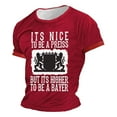 thumbnail image 1 of Size Small Mens Tops Big Man Shirts Spandex T Shirts for Men Mens Tops Tee Shirts Men Shirt Heat Transfer Paper for T Shirts Men T Shirts Graphic Tees Microfiber Tee Shirts for Men Big Son T Shirts, 1 of 4