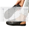 thumbnail image 3 of Samdudou Womens Casual Shoes Closed Toe Slingback Woven Faux Leather Upper Adjustable Strap Vintage Metallic Buckle Detail Flat Sole Daily Walking Dressy Summer Footwear, 3 of 7