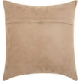 thumbnail image 3 of Nourison Dallas- Southwestern Four Eyed Diamonds Brown Throw Pillow, 3 of 3
