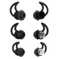thumbnail image 1 of Puntas de silicona Miruchertter para auriculares, 3 pares, S/M/L, negras, 1 of 7