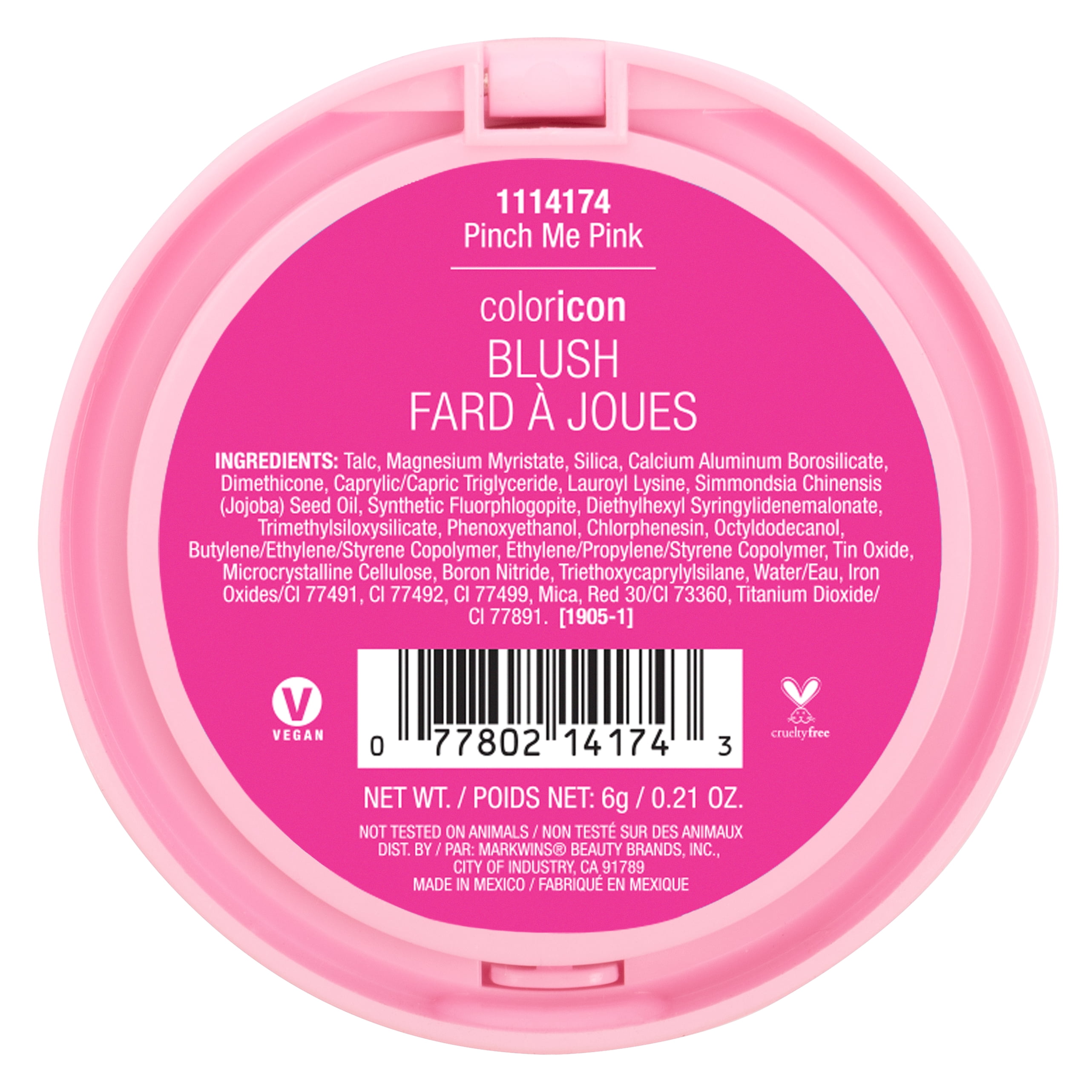 wet n wild Color Icon Blush, Pinch Me Pink, 1114174