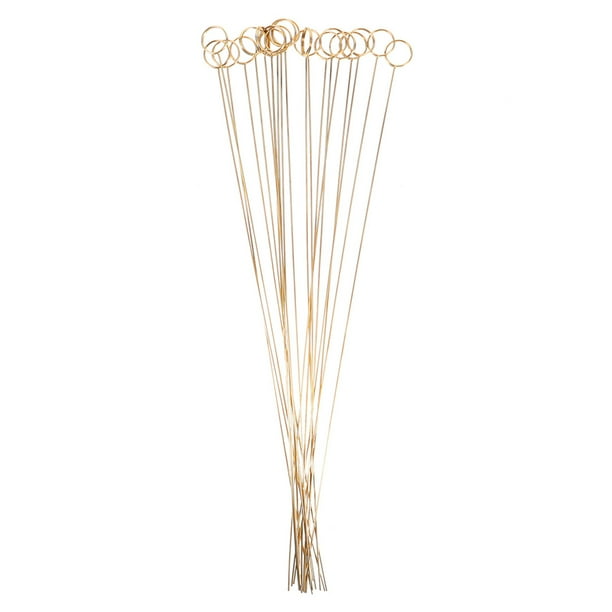 40 palitos florales redondos para ramos, tarjetas, porta tarjetas, púas de flores para bodas y cumpleaños.