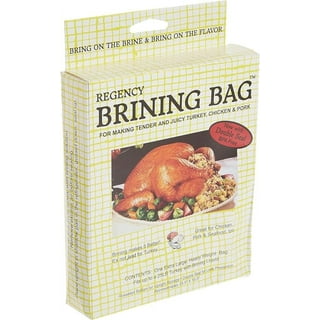 Turkey Brining Bags Set of 2 - Extra Large Holds up to 38lb - 25.5 x 21.5  inches - Heavy Duty with Gusseted Bottom - Double Track Zippers to Avoid