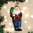 thumbnail image 5 of Old World Christmas Ornaments Lumberjack Santa Glass Blown Ornaments for Christmas Tree, 5 of 7
