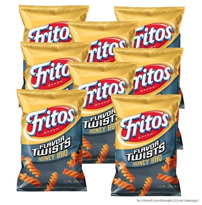 Fritos Corn Chips Twists Honey BBQ (2 Oz. 8 Pack!!!!!!)