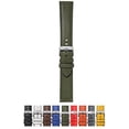 thumbnail image 1 of Morellato Croquet (Ec) Watch Strap - Olive Green - 20mm - Chrome-plated Stainless Steel Buckle - EASY CLICK Collection, 1 of 10