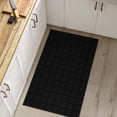 thumbnail image 2 of Mainstays 18" x 30" Black Woven Rug with Grid Pattern, 2 of 10