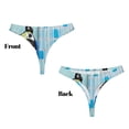 thumbnail image 3 of Fotbe French Bulldog Dog in a Bathtub Tanga Sin Costuras para Mujer con Estampado – Panties Invisibles, Transpirables y Cómodos para Uso Diario-X-Large, 3 of 6