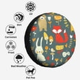 thumbnail image 6 of Kdxio Cute Animal Forest for Tire Cover Wheel Protectors Tyre Covers Weatherproof Wheel Covers Universal Fit for Trailer Rv SUV Truck Camper Travel Trailers 17 inch, 6 of 8