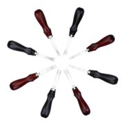 Yammee 4/6/8/10mm Leather Edges Beveler Tool Leather Wide Shovel Thinner Leather Edges Trimmer Crafting Tools for Enthusiasts