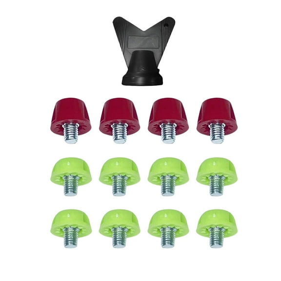 yotijay Football Boot Turf Nylon Stable M5 Threading Screw with Wrench Soccer Boot