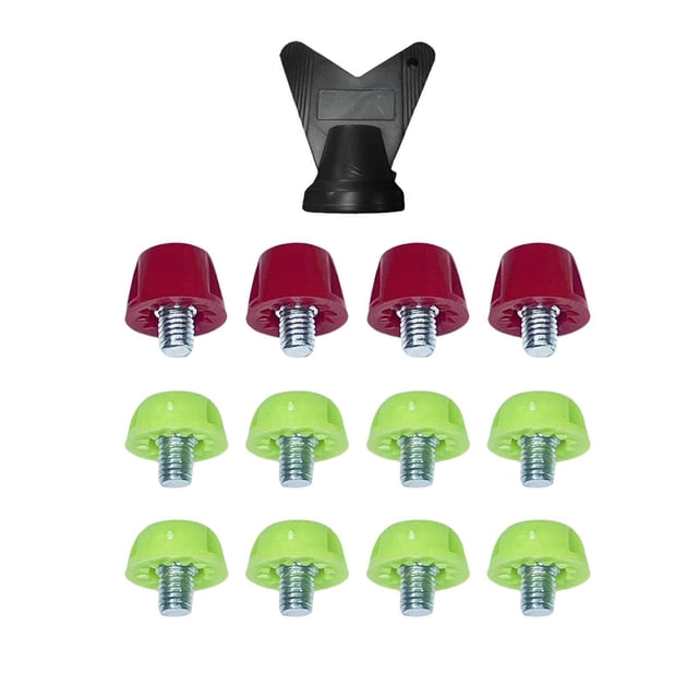 Boot de fútbol Stands Anti Slip Turd Torny 5 mm de diámetro Fútbol de botas de botas de fútbol 4 Rojo 8 Verde