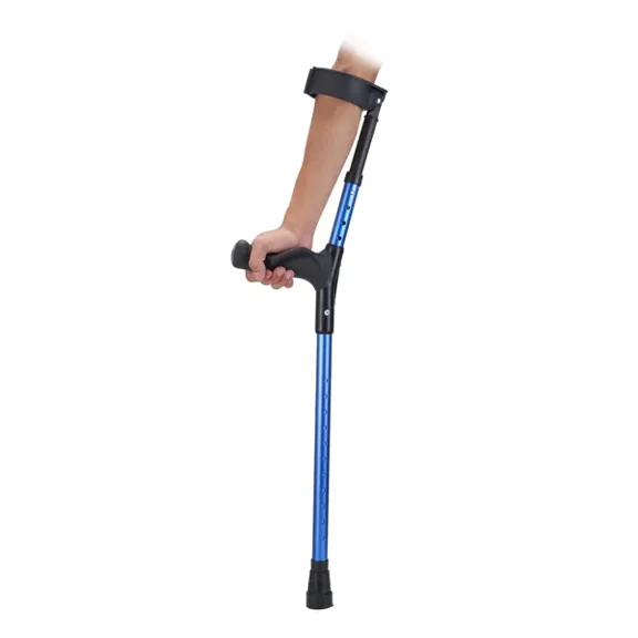 Adjustable Height Aluminum Forearm Crutches with Cuffs