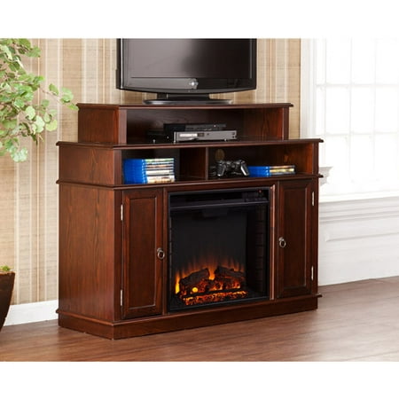 Southern Enterprises Cumberland Media Fireplace for TVs up to 45, Espresso