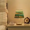 thumbnail image 5 of Table Lamp Small 5.9x10.8 Inches Table Lamps Night Light Tools & Home Improvement Bedroom Lamp Guest Room Lamp Study Lamp Office Lamp Cartoon Green Hill, 5 of 7