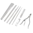 thumbnail image 1 of Pie 8 Uds Cuchillo De Pedicura Producto Para Quitar La Piel Muerta De Acero Inoxidable Kit De Utensilios Con Cuchillas Para Callos De Pies Portátiles, 1 of 7