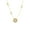 10K Yellow Gold, variant on Fine Jewelry Sterling Silver Diamond Cluster Pendant with Silver Cable Chain Necklace (1/10 cttw, I2-I3 Clarity, I-J Color) 18inch | Metal Weight :1.51 gram