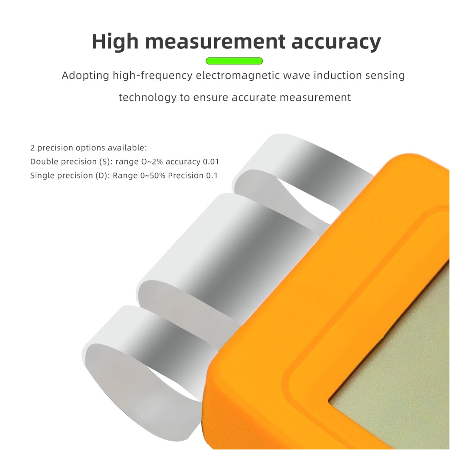 DM200T Textile Moisture Meter Sensitive Induction Probe Humidity Instruments Digital Hygrometer Used For Measuring Garment Yarn