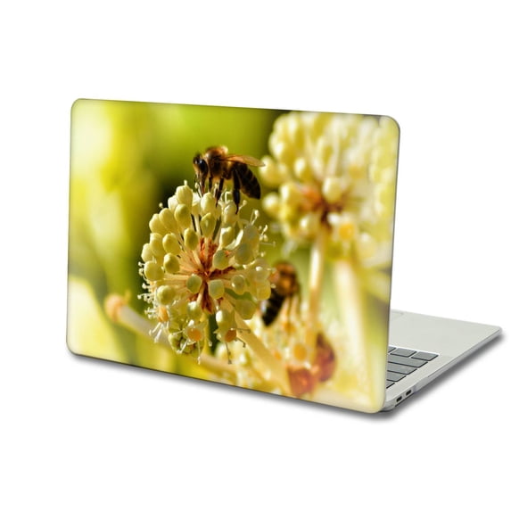 KSK KAISHEK Hard Protective Shell Case Cover Compatible MacBook Pro 14 inchs with Touch ID Type C Model: A2779 M2 & A2442 M1 (Flower 1039)