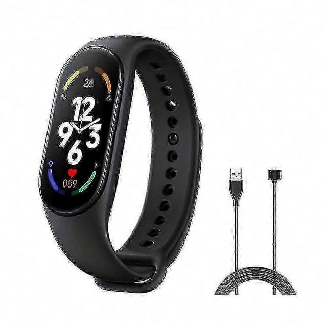 Mi Band 7 Smart Bracelet Watch Fitness Tracker Sport Smartband Blood Pressure Monitor Wristband Smart Band Upgraded Version(fpl16)