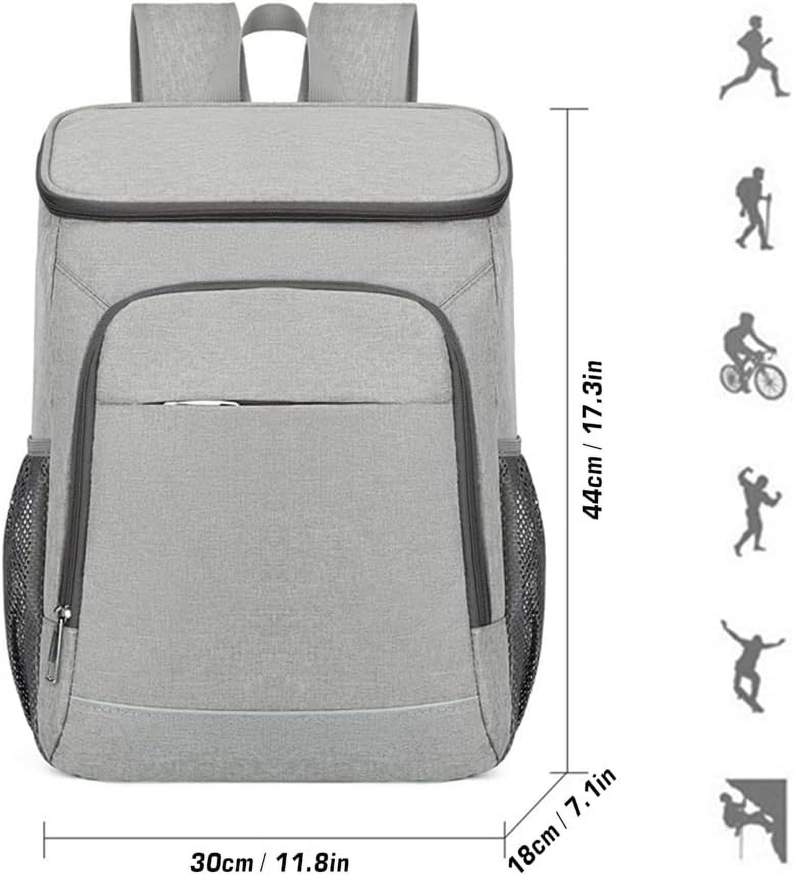 30L Cooler Backpack Leakproof Insulated Lunch Bag for Outdoor Camping Hiking Picnics Beach