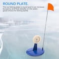 thumbnail image 2 of Soidarity Kit de pesca en hielo de invierno Bandera de pesca en hielo fácil de usar Placa de base redonda Aparejos de pesca portátiles ligeros Pescar, 2 of 6