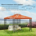thumbnail image 3 of Outsunny 10 X 10ft Double Tier Canopy Top, 3 of 10