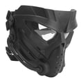 thumbnail image 3 of Protección facial completa negra, lente transparente ergonómica para juegos CS, actividades al aire libre de Halloween, 3 of 5