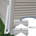 thumbnail image 4 of Stainless Steel Gutter Downspout Extension Hinge, Flip Up Hinge Design, Compatible with Rectangle and Square Downspout,B, 4 of 5