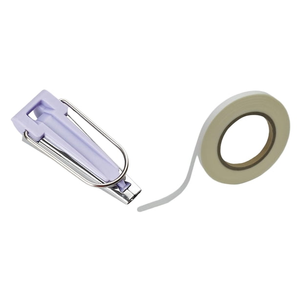 Kit para hacer cinta adhesiva termofusible y cinta al bies, juego de herramientas para hacer cintas, versátil y de fuerte adhesión Red de 5 mm