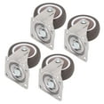 thumbnail image 1 of Heavy Duty Plate Casters, Caster Wheels 4PCS  Plated  For Cabinet, 1 of 8