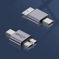 thumbnail image 1 of Adaptador de transferencia de datos USB-A/Tipo-C a Micro B para cable de disco duro Teléfono móvil Sywqhk Para estrenar, 1 of 3